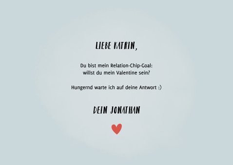 Valentinskarte 'Relation-Chip-Goal' 3