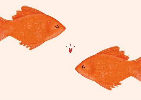 Verlobungs-Glückwunschkarte Fische 2