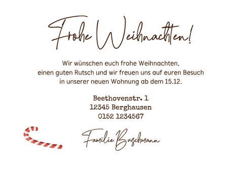 Weihnachtliche Umzugskarte 'Ho ho home'- X-Mas - 2026 3