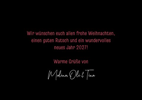 Weihnachtsgrüße Foto und Sterne Feuerwerk 3
