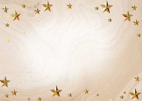 Weihnachtskarte 2026 Folienballons brauner Zweig Logo Rückseite