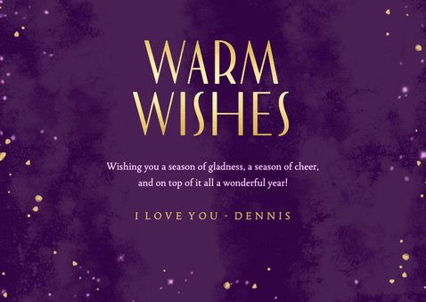 Weihnachtskarte 'Christmas Kisses' 3