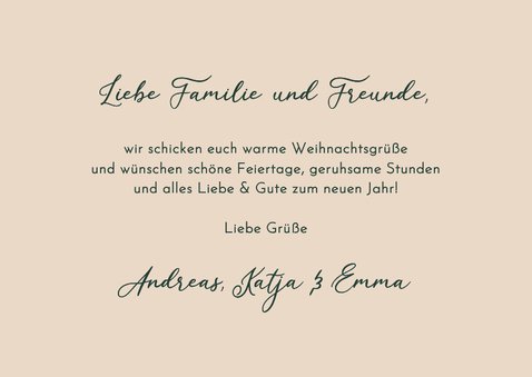 Weihnachtskarte Foto 2027 mit Kranz 3