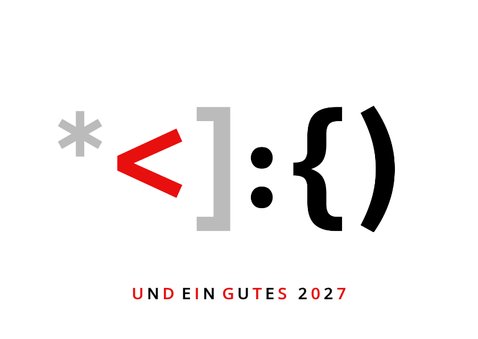 Weihnachtskarte IT Weihnachtsmann als Programmiersprache 2