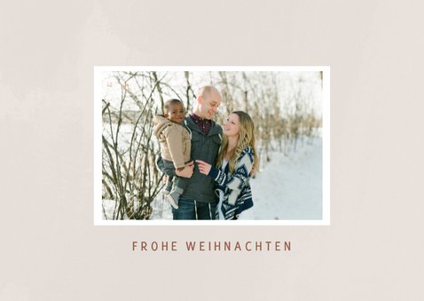 Weihnachtskarte moderne Fotocollage mit Jahreszahl 2