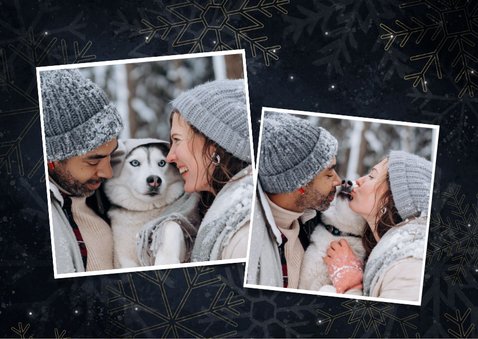 Weihnachtskarte Oh, oh, oh Fotocollage 2