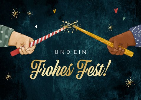Weihnachtskarte SOS Kinderdörfer Kinderhände mit Kerzen 2