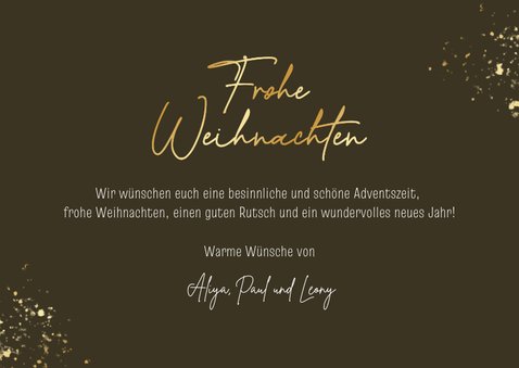 Weihnachtskarte Tartan-Look & Fotos 3
