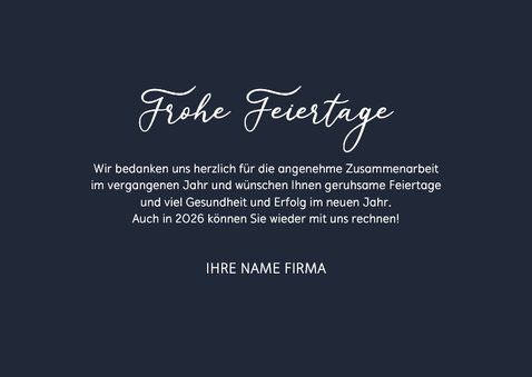 Weihnachtskarte Taschenrechner 3