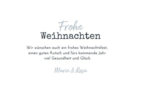 Weihnachtskarte Winterlandschaft Hochlandrind Kälbchen 3