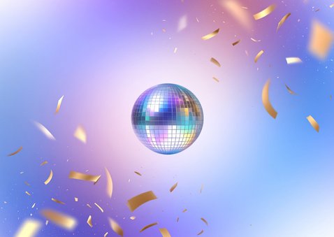 Zusammen feiern 100 Fotokarte Doppelparty Luftballons Rückseite
