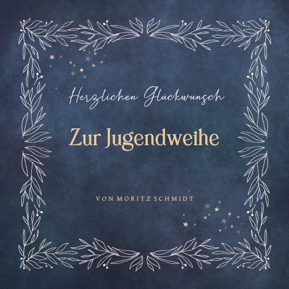 Jugendweihe Glckwunschkarte Glckwnsche Zur Jugendweihe