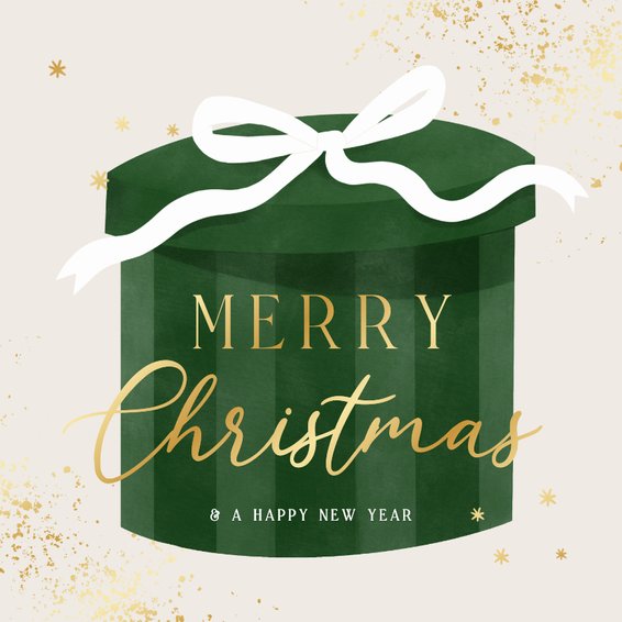 Hallmark Weihnachtskarten-Box Mit 40 Karten - Modernes Design Mit Immergrünen Zweigen Und Stechpalme
