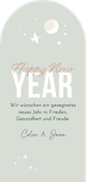 Christliche Neujahrskarte 'Blessed 2026' Rückseite