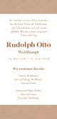 Dankeskarte Trauer Fotocollage Kraftpapier-Look Rückseite