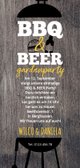 Einladung BBQ & BEER Party Rückseite
