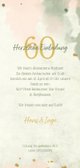 Einladung zum Hochzeitstag klassische Blumen Foto innen 3