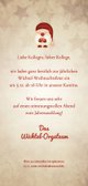 Einladung zum Wichteln Wichtel mit Geschenk Rückseite