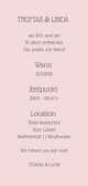 Einladungskarte 10. Hochzeitstag '10 years of love' 3
