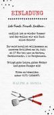 Einladungskarte zum Grillfest mit Kugelgrill Rückseite