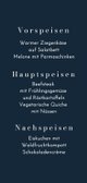 Menükarte Konfirmation Dunkelblau mit Weiß Kreuz 3