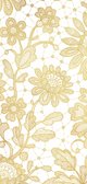 Menükarte zur Hochzeit Spitze & Goldakzente Rückseite