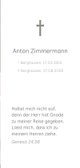 Sterbebild großes Foto und Kreuz 3