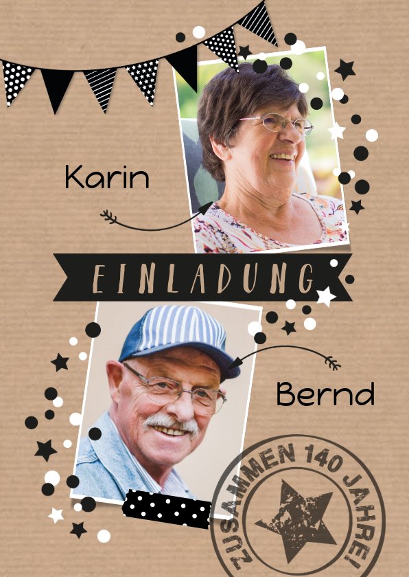 Geburtstag Zusammen Feiern Einladung Text Einladung zum Doppelgeburtstag Zusammen 140 | Send a Smile