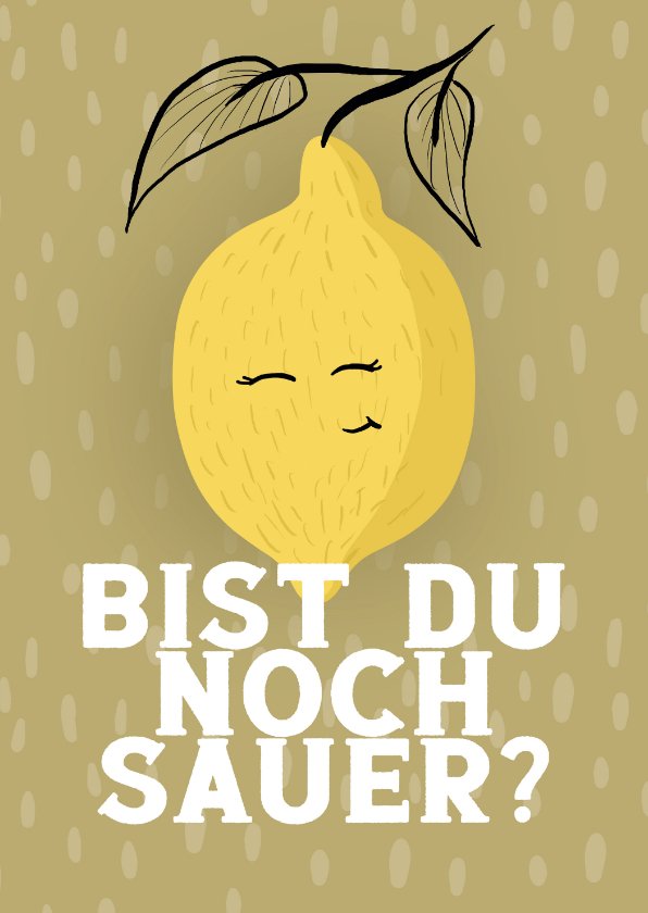 Entschuldigungskarte