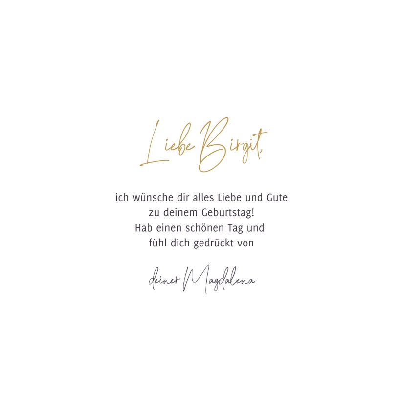 Glückwunschkarte zum Geburtstag Schmetterling Send a Smile