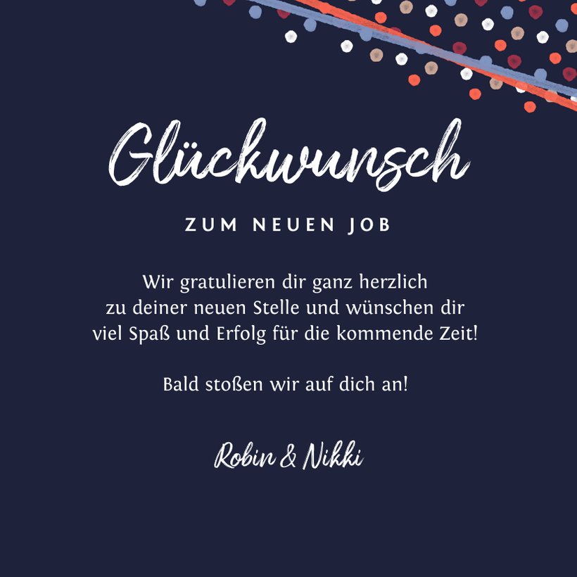 Gute Wünsche Für Neuen Job