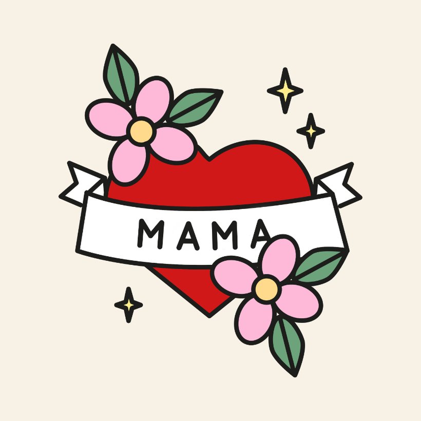 Bablira Muttertagskarte Für Mama Und Oma - Herzliches Design, 20,5x13,5 Cm