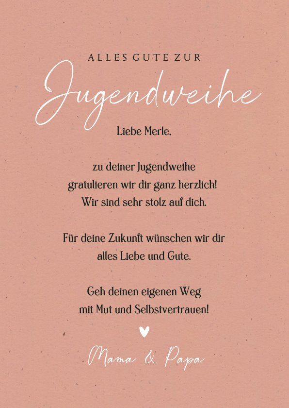Was Schreibt Man In Eine Jugendweihekarte Rein Jugendweihe Glückwunsch Karte mit Anemonen | Send a Smile