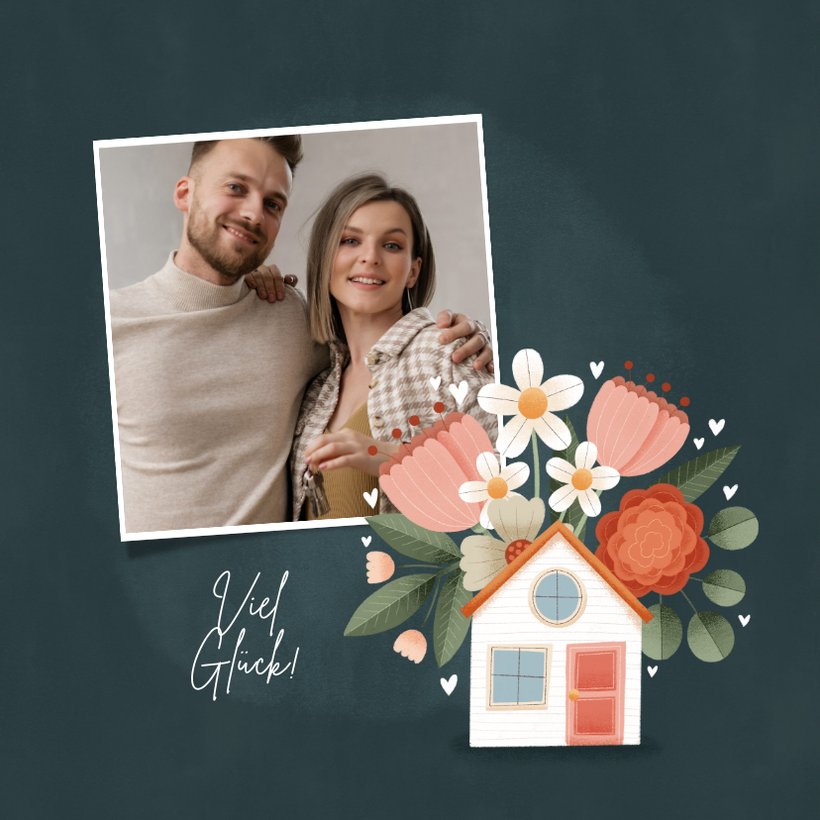 Karte Glückwunsch zum neuen Haus | Send a Smile