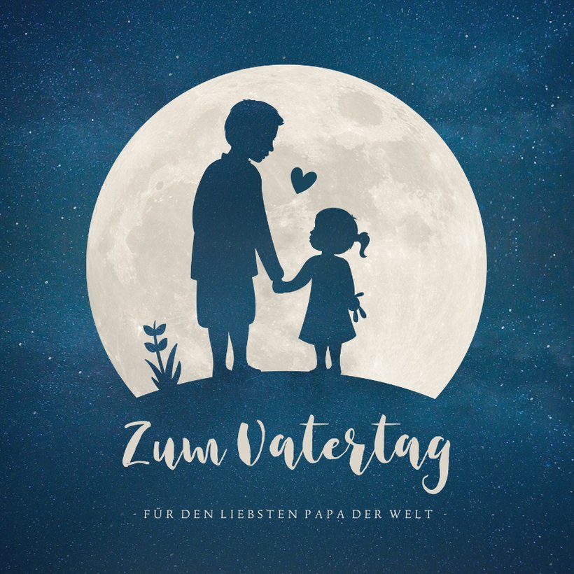 Piccadilly Greetings Vatertagskarte ‚Mein Super Dad‘ – 22,9x15,2 Cm, Mit Umschlag