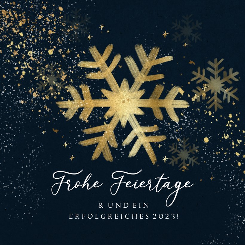 UK Greetings Weihnachtskarte Für Tochter | Schneeflocken-Design, Mit Stern-Anhänger