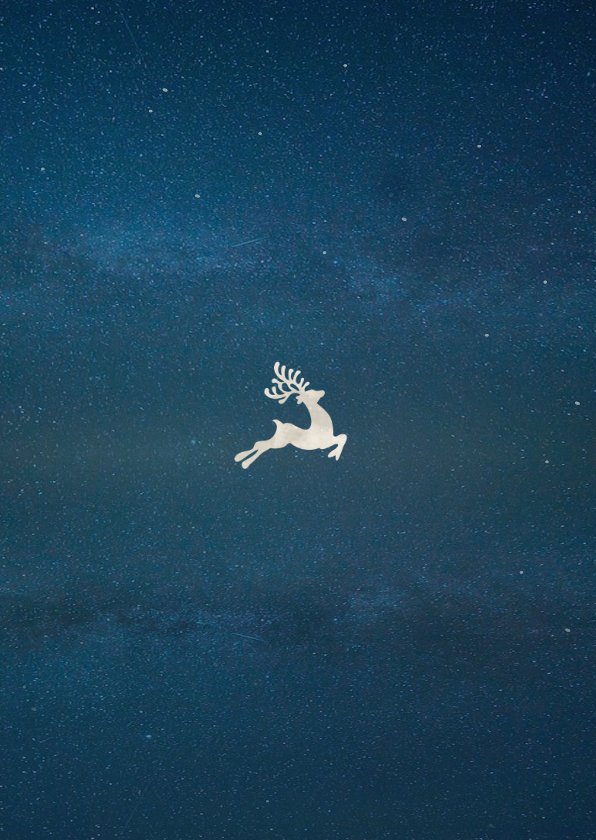 UK Greetings Weihnachtskarte Für Ehefrau – Mit Mond-Design & Goldfolie