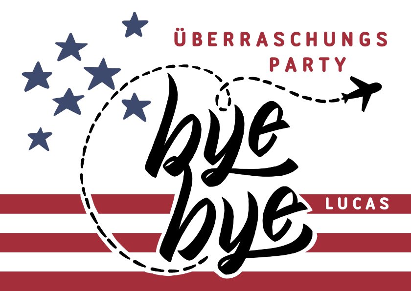 Einladung zur Abschiedsparty Send a Smile
