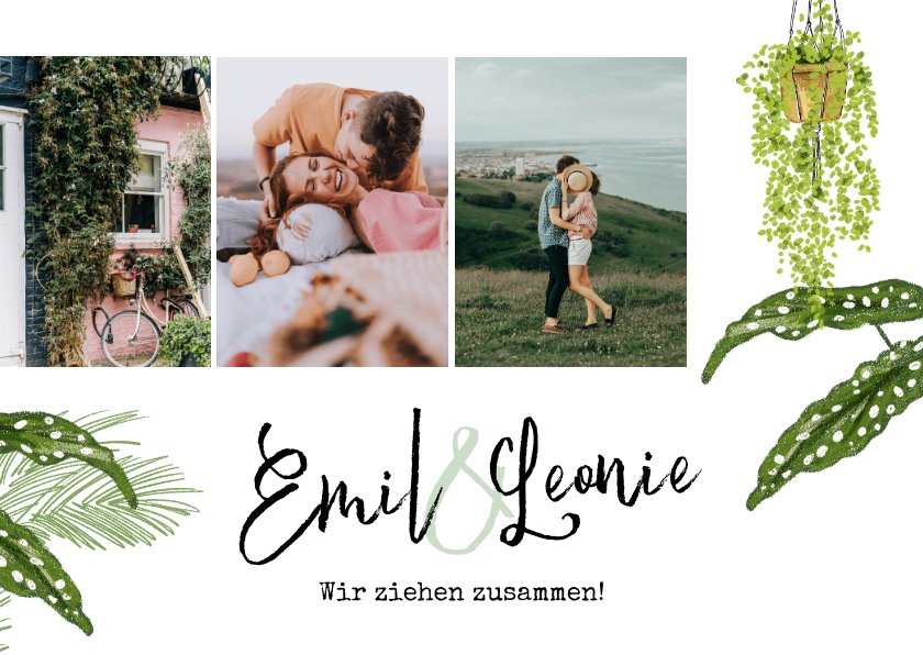 Fotocollage-Karte Zusammenziehen | Send a Smile