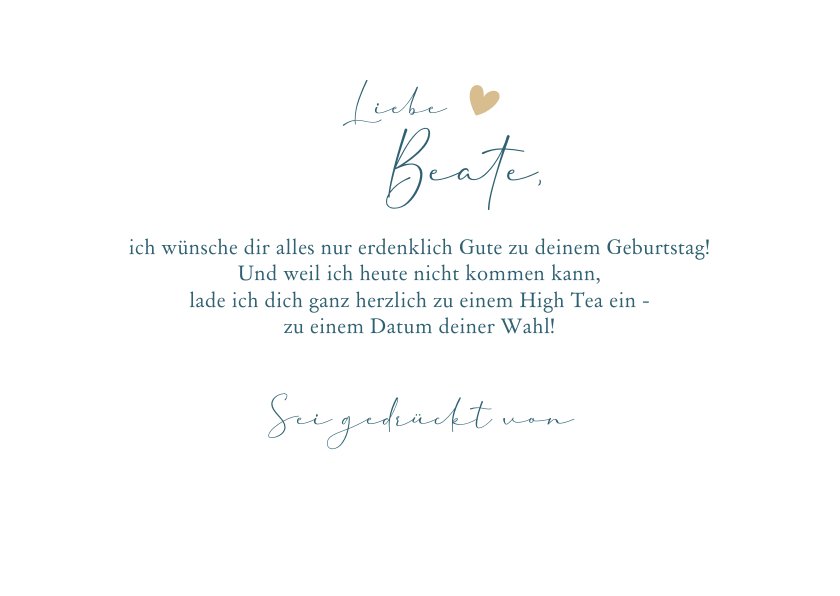 Glückwunschkarte Geburtstag Gutschein High Send a Smile