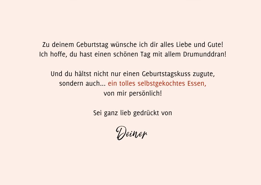 GutscheinGlückwunschkarte zum Geburtstag Send a Smile
