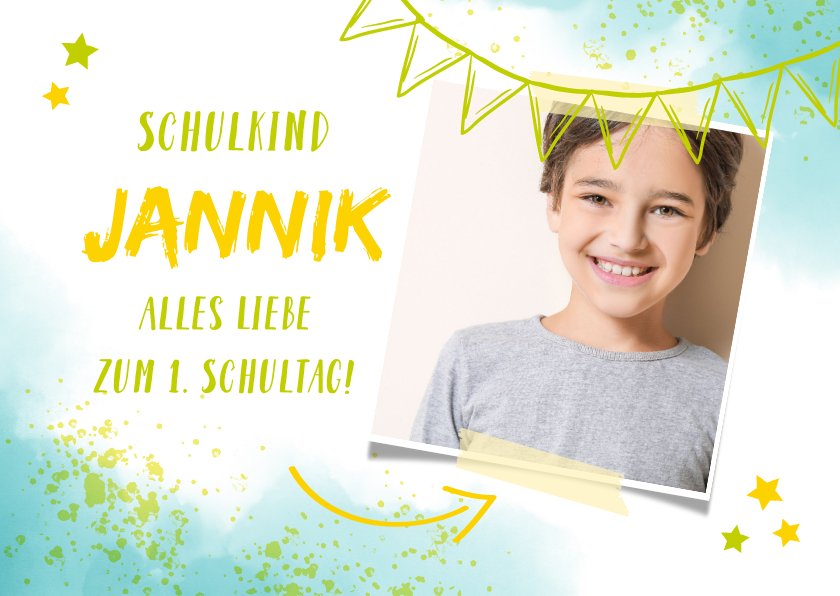 Alles Gute Zum 1 Schultag www.sendasmile.de
