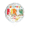 Luftballon Happy Birthday mit Kartenhalter 3