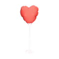 Mini-Luftballon Herz 3