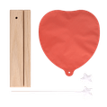 Mini-Luftballon Herz mit Kartenhalter 3