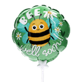 Mini-Luftballon ‘Bee well soon’ mit Kartenhalter 2