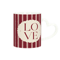 Valentinstag Tasse mit Herzhenkel 1