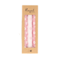 Kerzen Set Blumenmotiv 1
