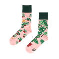 Damensocken Pflanzenmotiv (39-42) 1