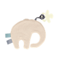 Schnulltertuch Elefant beige 2